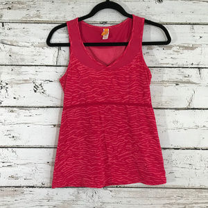 Lucy Pink Printed Sleeveless Tank